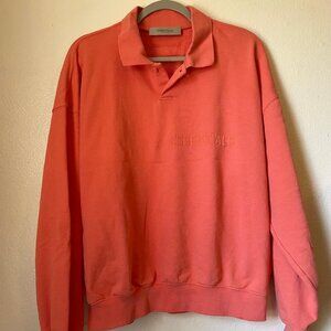 Fear of God ESSENTIALS - Coral Long Sleeve Polo